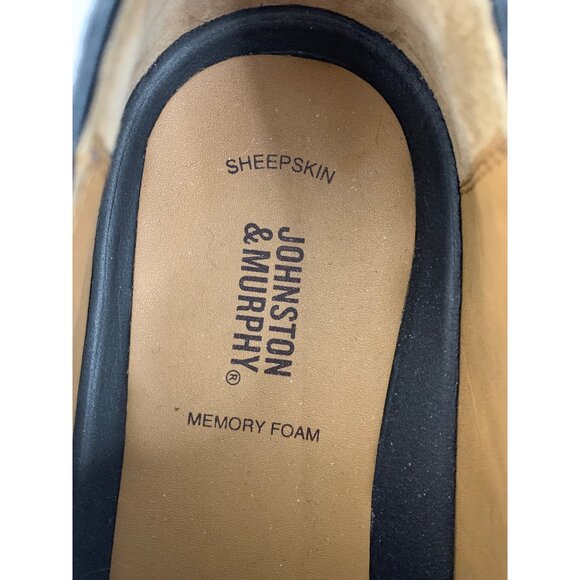 Johnston & Murphy Mens Holden Leather Memory Foam Shoes Size 11M Black 7926 EUC - Picture 7 of 14